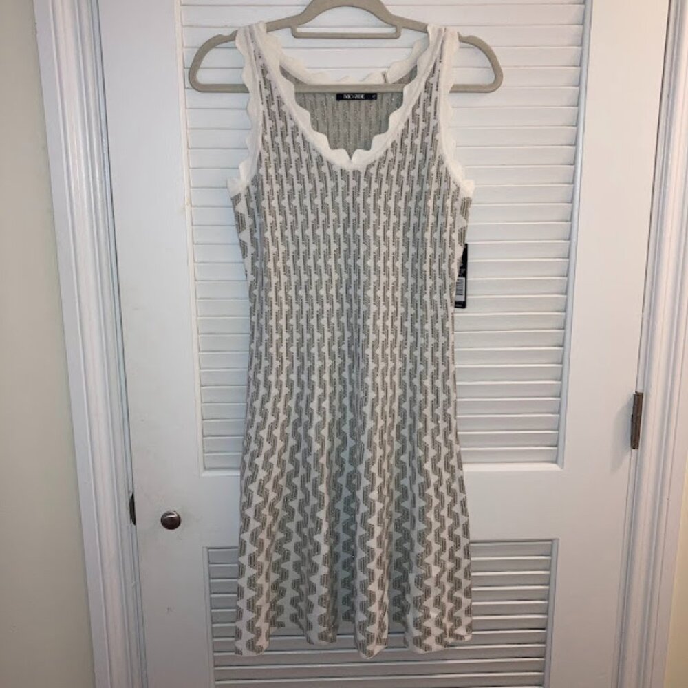 NWT Nic+Zoe Spring Fling Twirl Midi Dress, Cream Multicolor - Size Petite Small - Picture 7 of 8